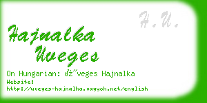 hajnalka uveges business card